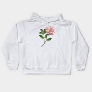 Pink peony Kids Hoodie